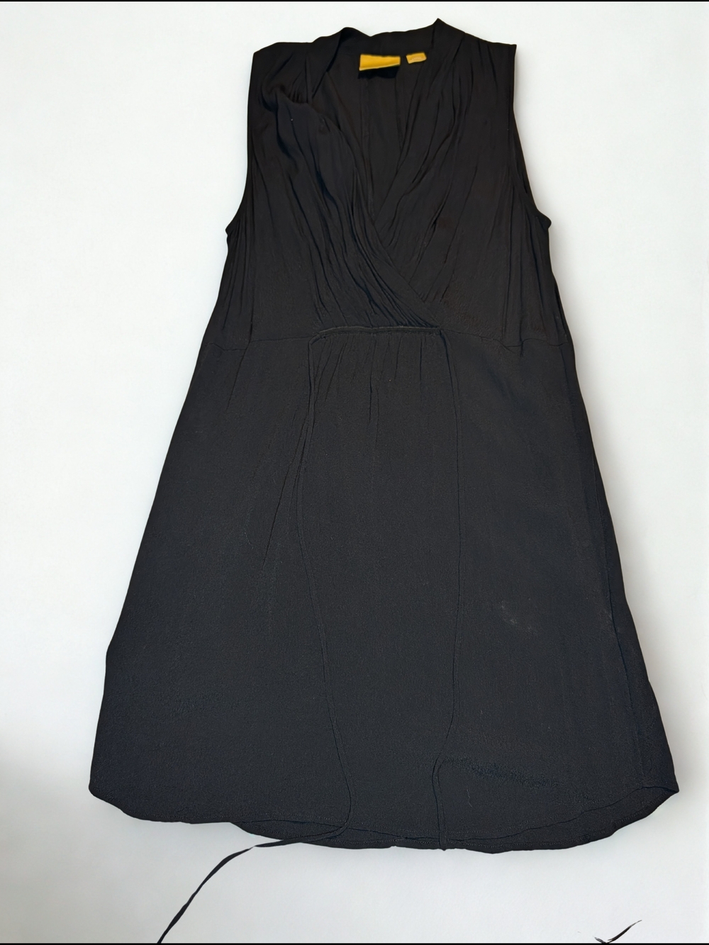 Maeve Black Sleeveless V-Neck Midi Dress